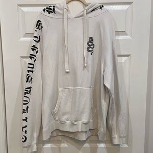 Taylor swift reputation stadium tour white and black snake hoodie size XL